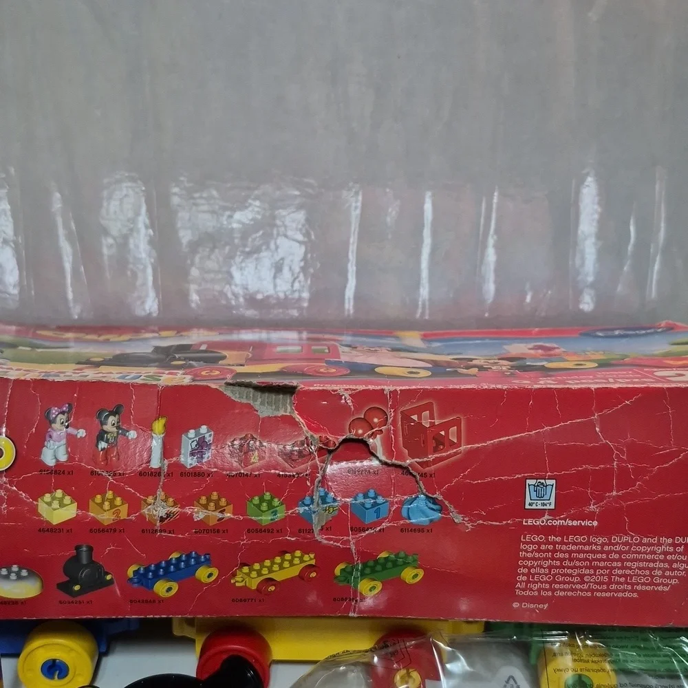 Lego duplo Disney Mickey Mouse Club House. Ages 2-5 New Box Has A Lot Of Wear